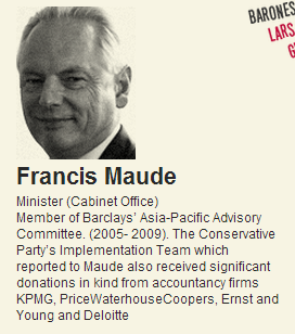 Francis Maude - financial interests in fossil fuels