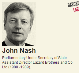 John Nash - financial interests in fossil fuels
