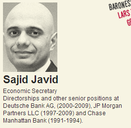 Sajid Javid - financial interests in fossil fuels