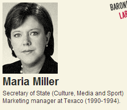 Maria Miller - financial interests in fossil fuels