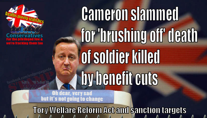 Cameron slammed for 'brushing off' DWP deaths
